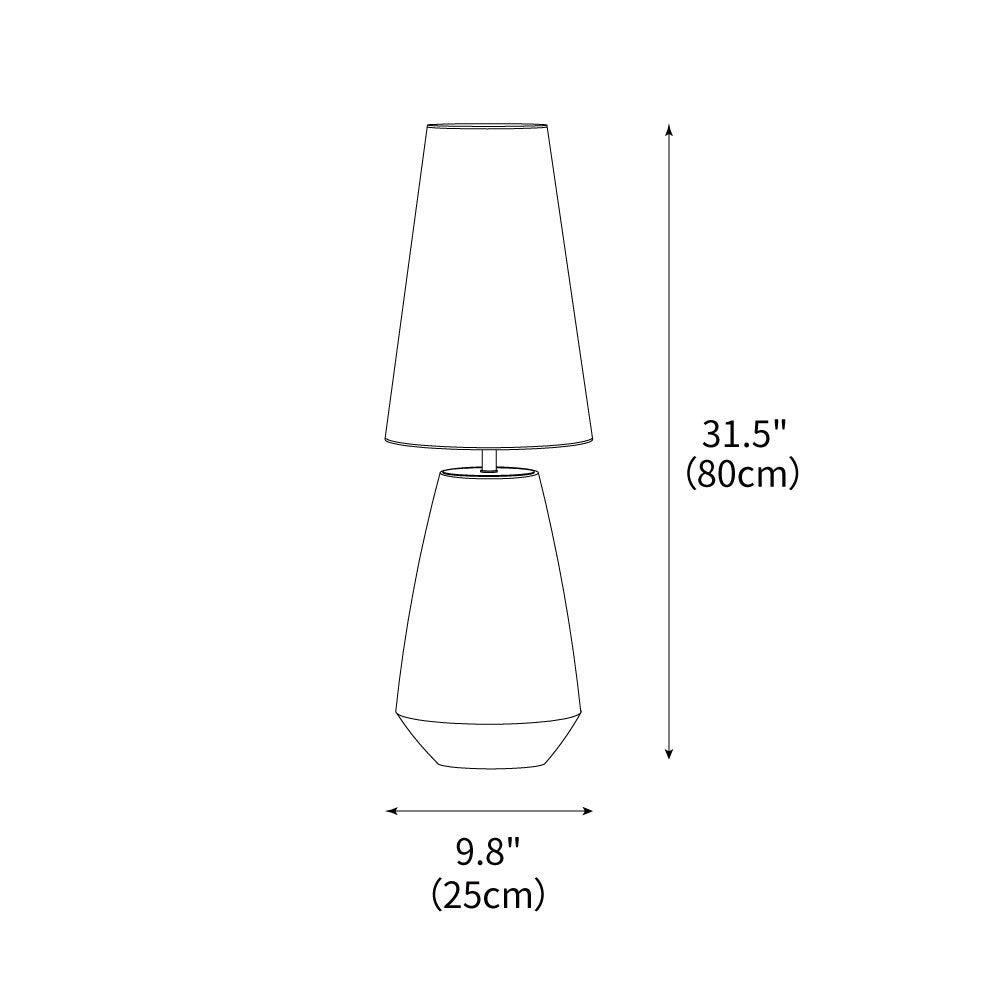 Torrent Table Lamp 9.8"
