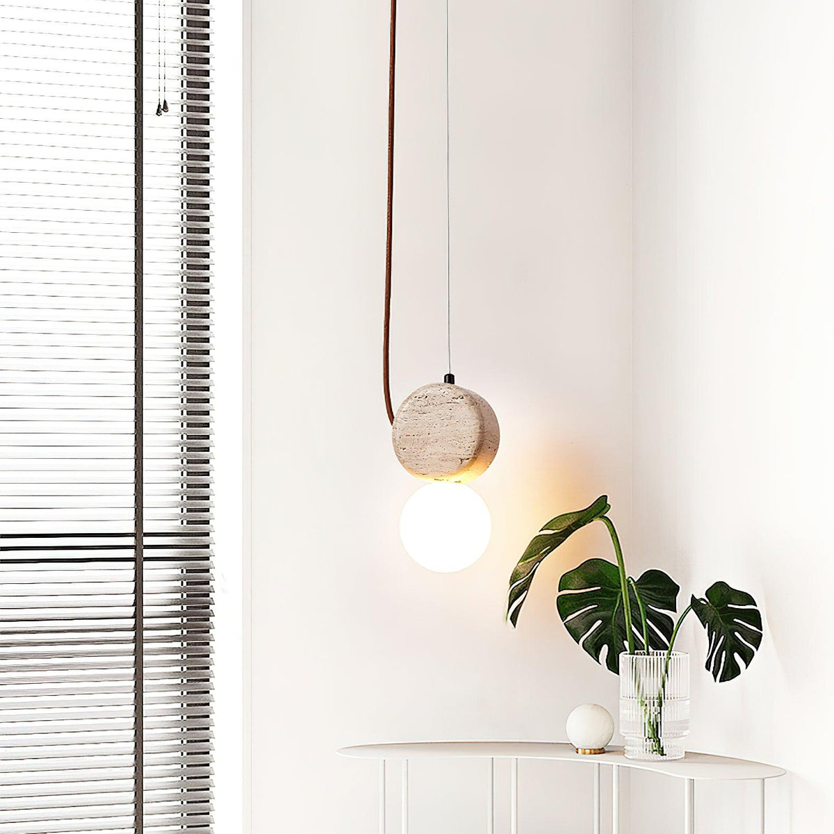 Tranquil Glow Pendant Lamp 4.3"