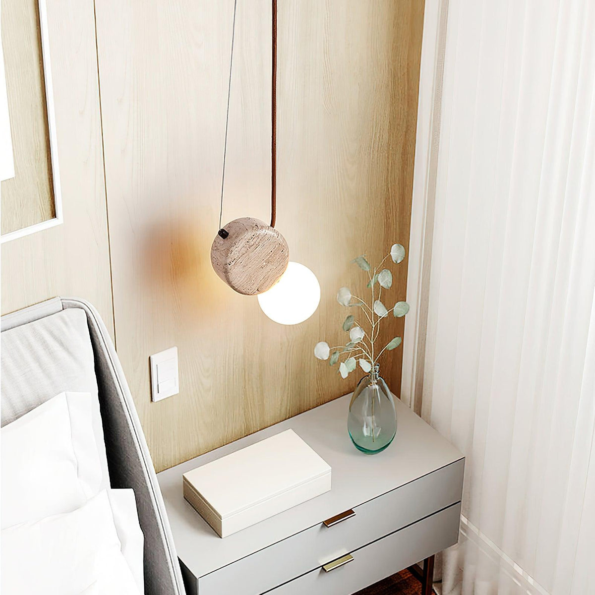 Tranquil Glow Pendant Lamp 4.3"