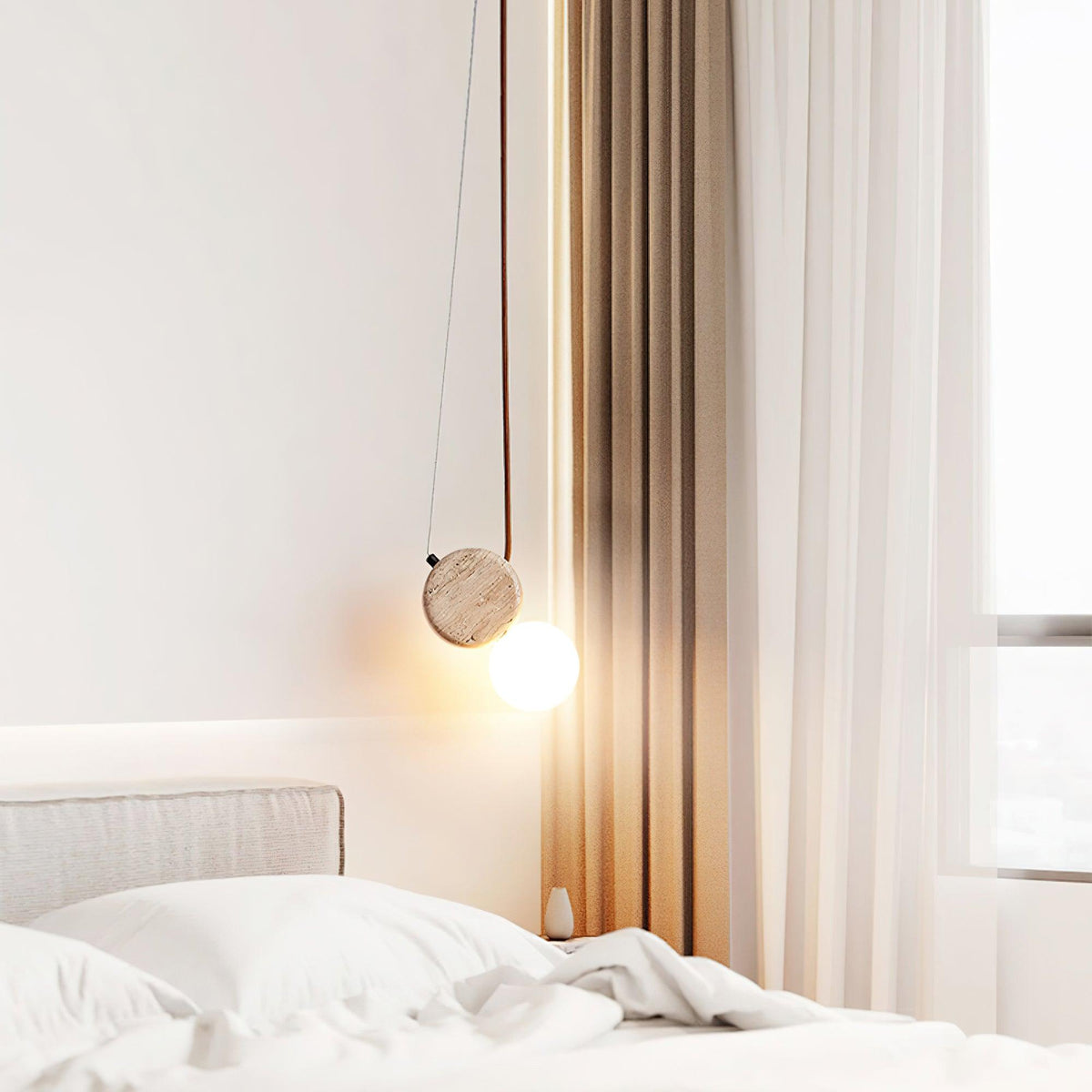 Tranquil Glow Pendant Lamp 4.3"