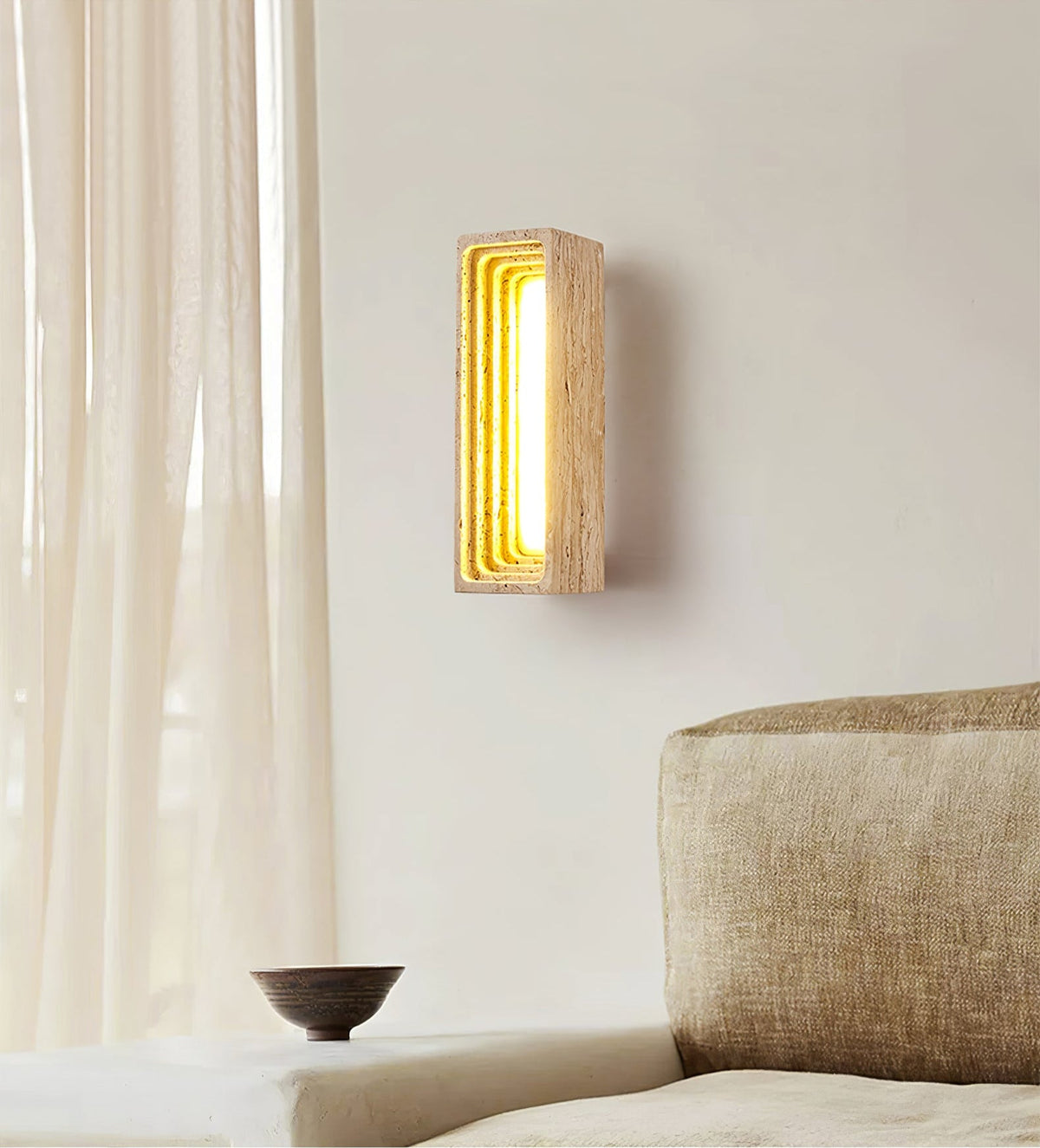 Canyon Travertine Wall Sconce