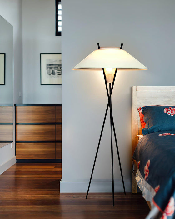 Tripod Cap Floor Lamp 23.6"