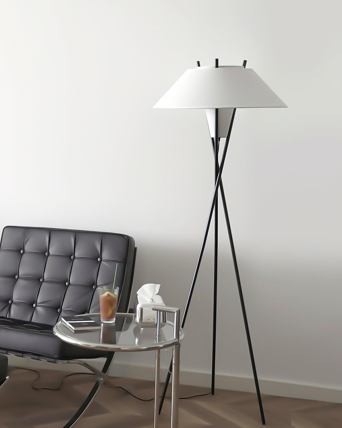 Tripod Cap Floor Lamp 23.6"