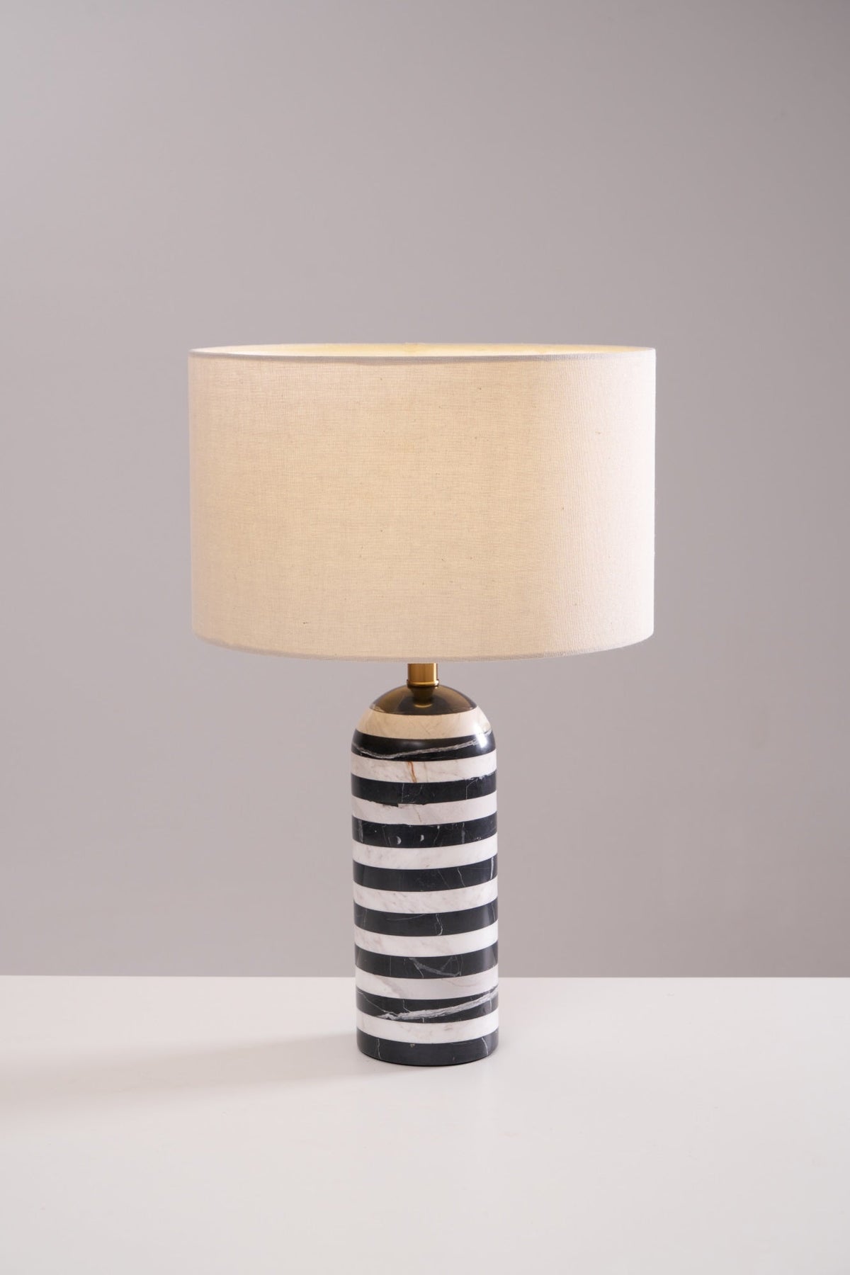 Tuxedo Marble Table Lamp