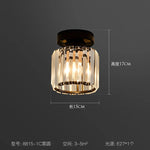 Crystal LED Ceiling Light Chandelier for Bedroom Living Room Dining Room