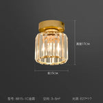 Crystal LED Ceiling Light Chandelier for Bedroom Living Room Dining Room