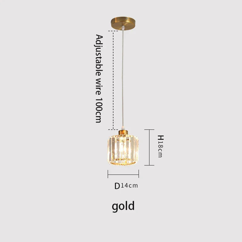 Modern K9 Crystal Ceiling Chandelier | Creative Staircase & Dining Room Pendant Light