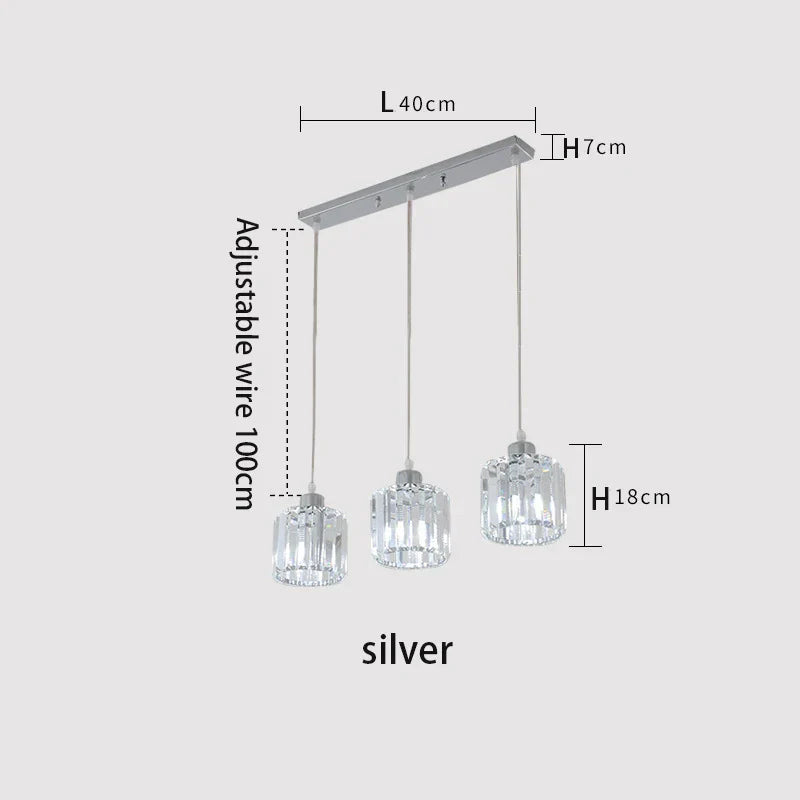 Modern K9 Crystal Ceiling Chandelier | Creative Staircase & Dining Room Pendant Light