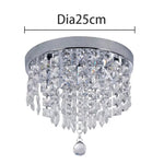 Diamond Crystal LED Ceiling Chandelier Pendant Light for Elegant Living Spaces