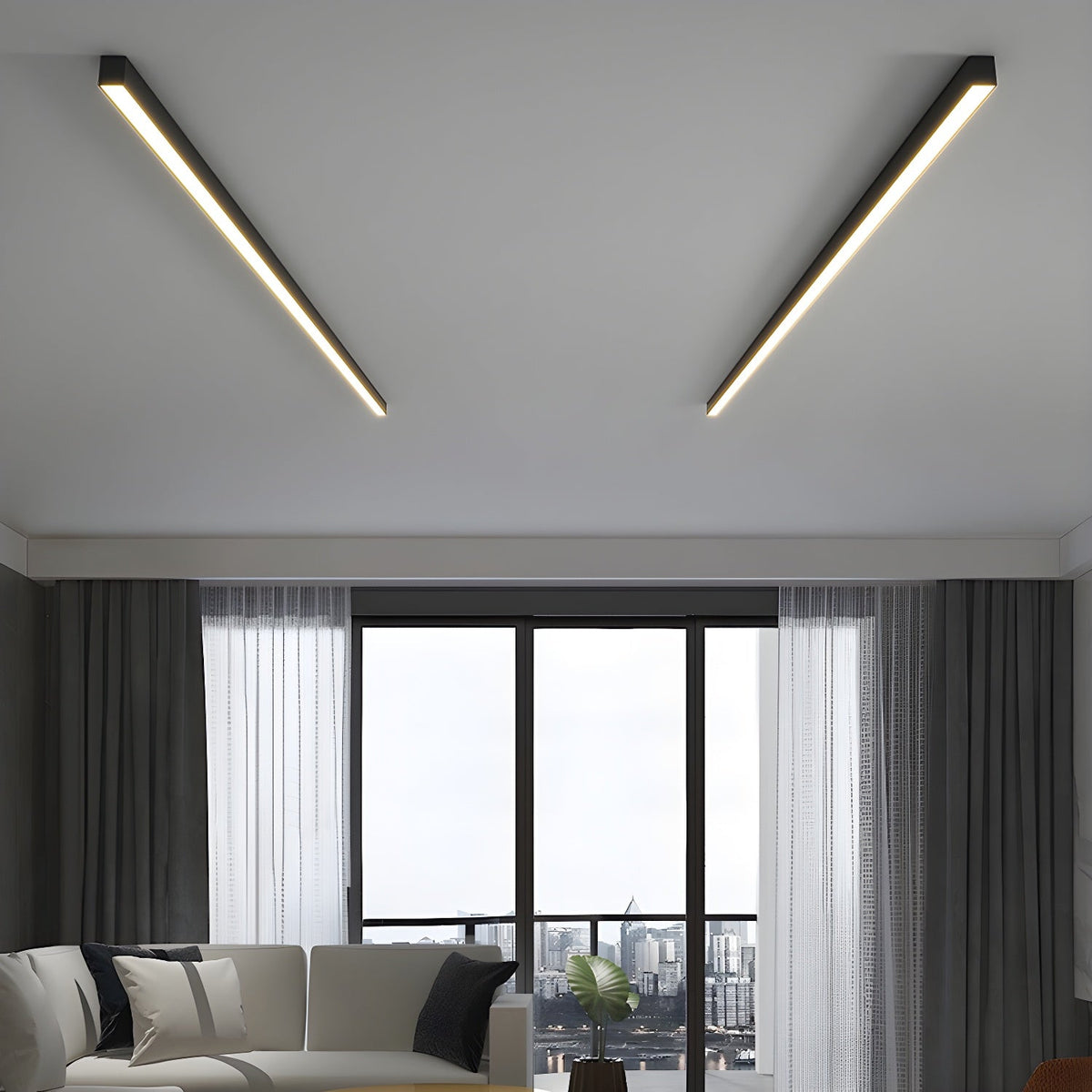 Ultra Slim Linear Ceiling Light