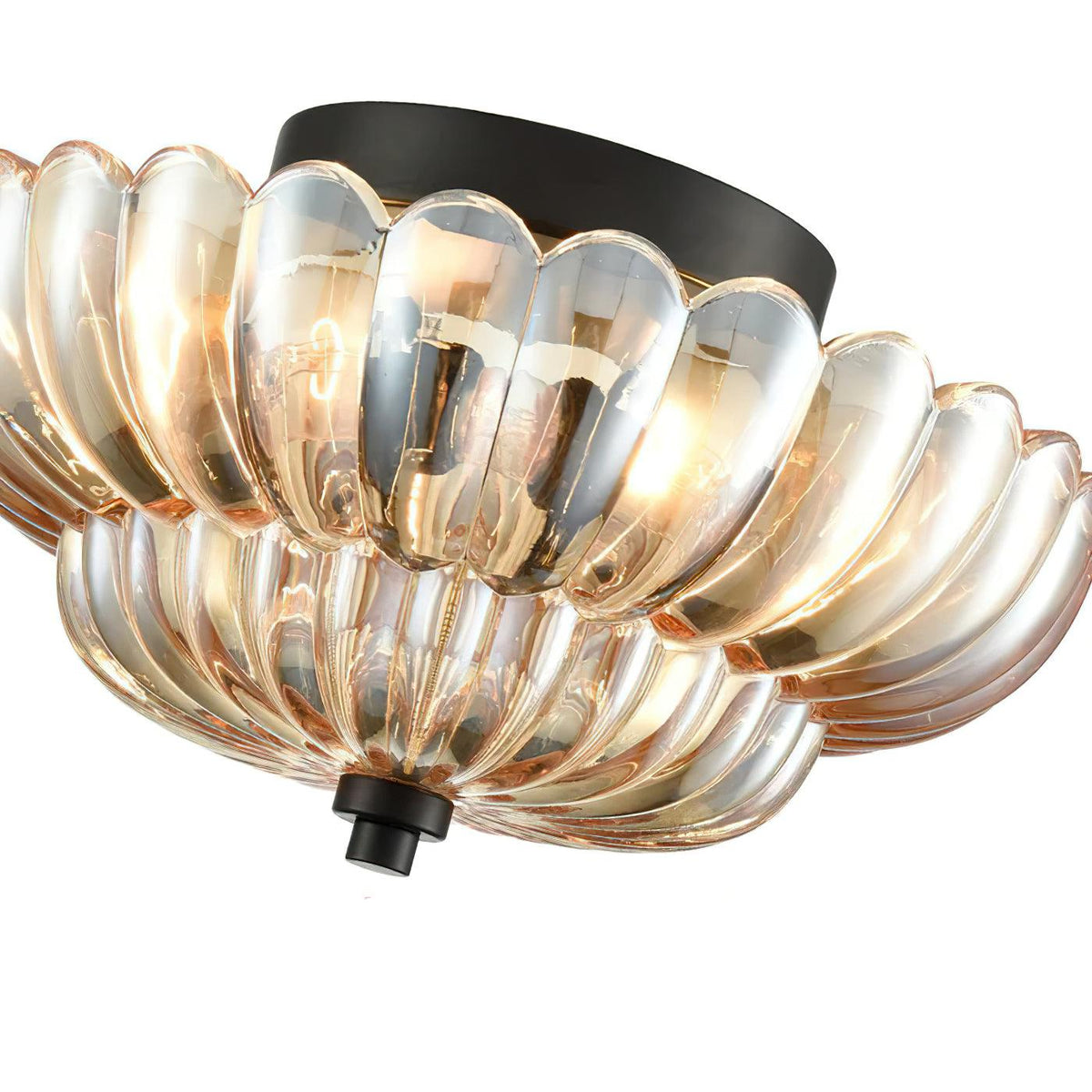 Umbrella Glass Ceiling Light 11.8"