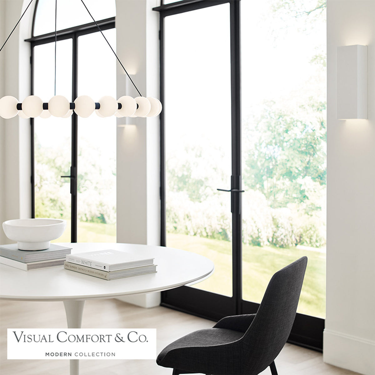 Orbet Chandelier, Integrated LED, Black, 30"W(700OBT30B-LED927 70PGAL8)