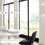 Orbet Chandelier, Integrated LED, Black, 30"W(700OBT30B-LED927 70PGAL8)