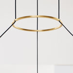 Orbet Chandelier, 1-Light, LED, Brass, 36.1"W (700OBT36NB-LED927 70PGALC)