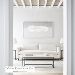 Stratos Chandelier, Integrated LED, Frosted/Satin Nickel , 30.6"W (700STR30FS-LED927 70E7HTW)