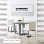 Stratos Chandelier, 1-Light, LED, Black, Transparent Glass, 30.75"W (700STR30KB-LED927 70E7HTX)