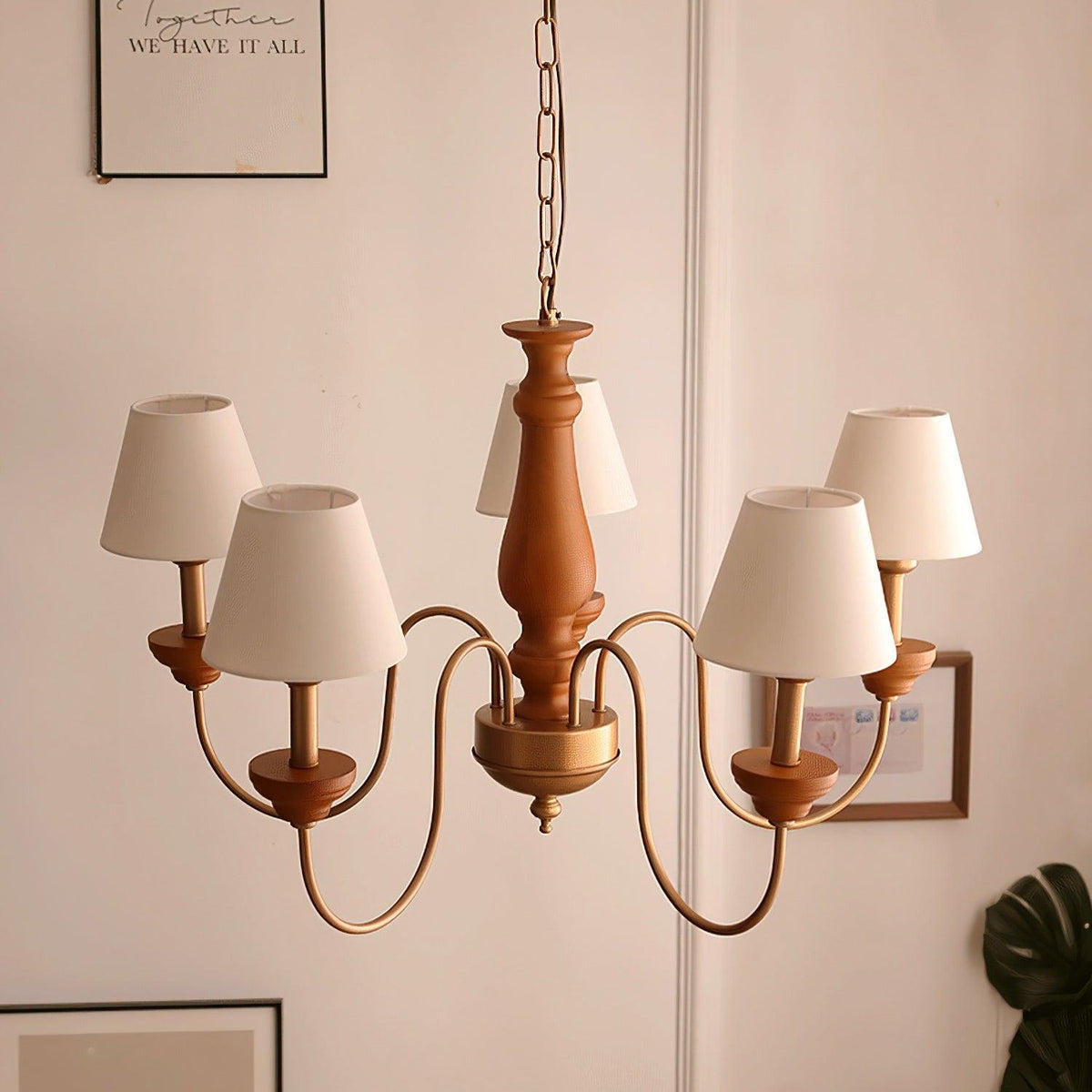 Vincent 5 - Light Classic Traditional Chandelier 31.5"