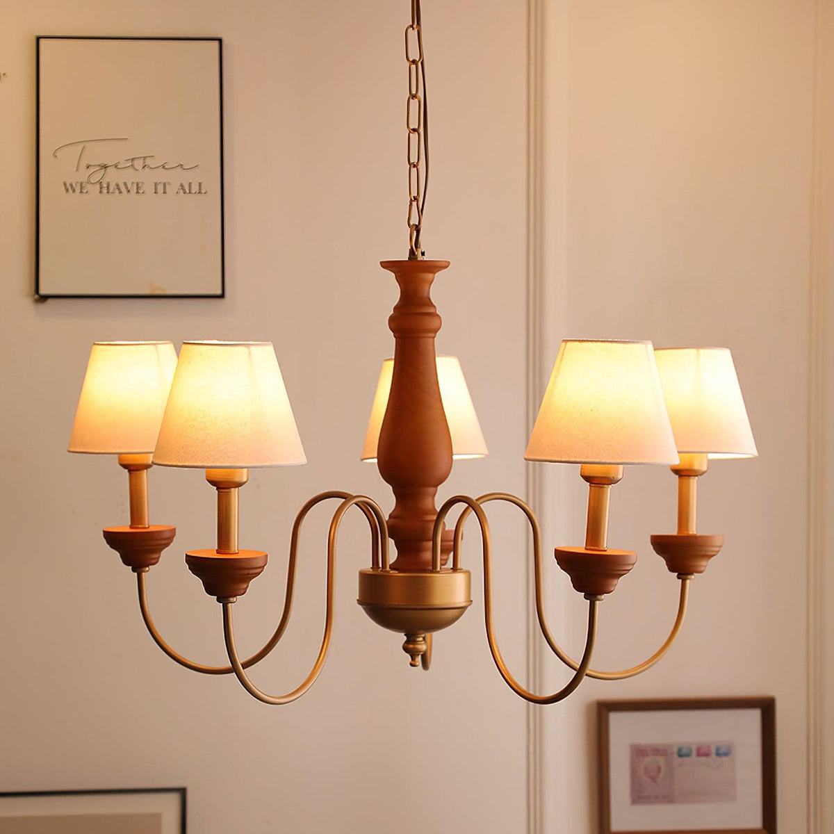 Vincent 5 - Light Classic Traditional Chandelier 31.5"