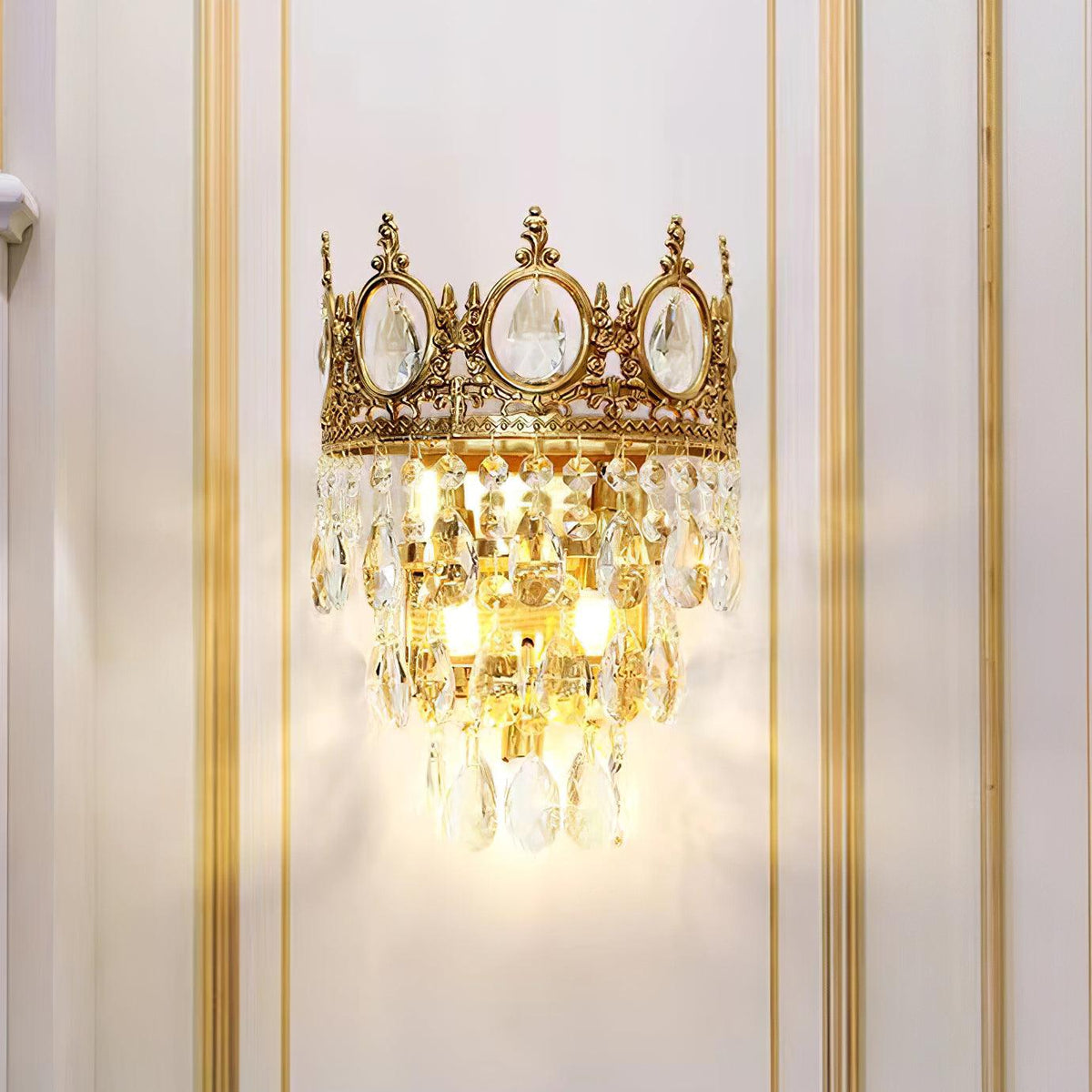 Vintage CrystalWall lamp