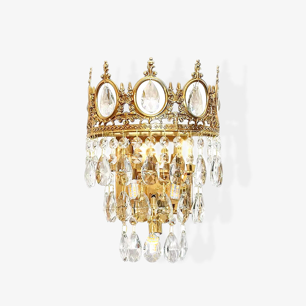 Vintage CrystalWall lamp