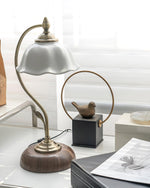 Vintage Laiton Table Lamp 6.7"