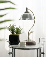 Vintage Laiton Table Lamp 6.7"