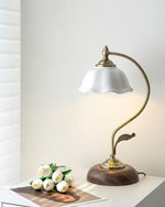 Vintage Laiton Table Lamp 6.7"