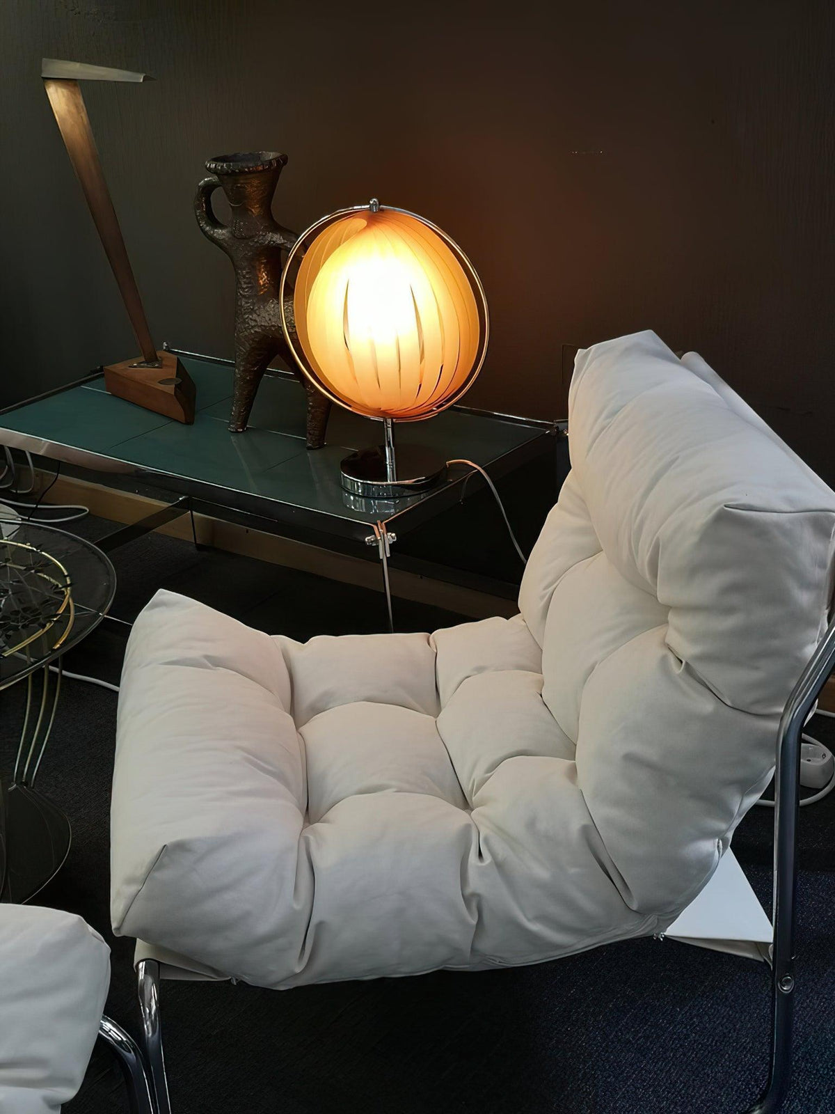 Vintage Moon Table Lamp 12.2"