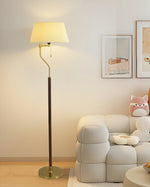 Walnut Whisper Floor Lamp