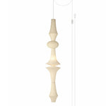 Washi Paper E Pendant Swag Light