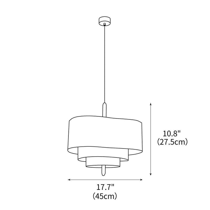 Wave Ladder Pendant Lamp