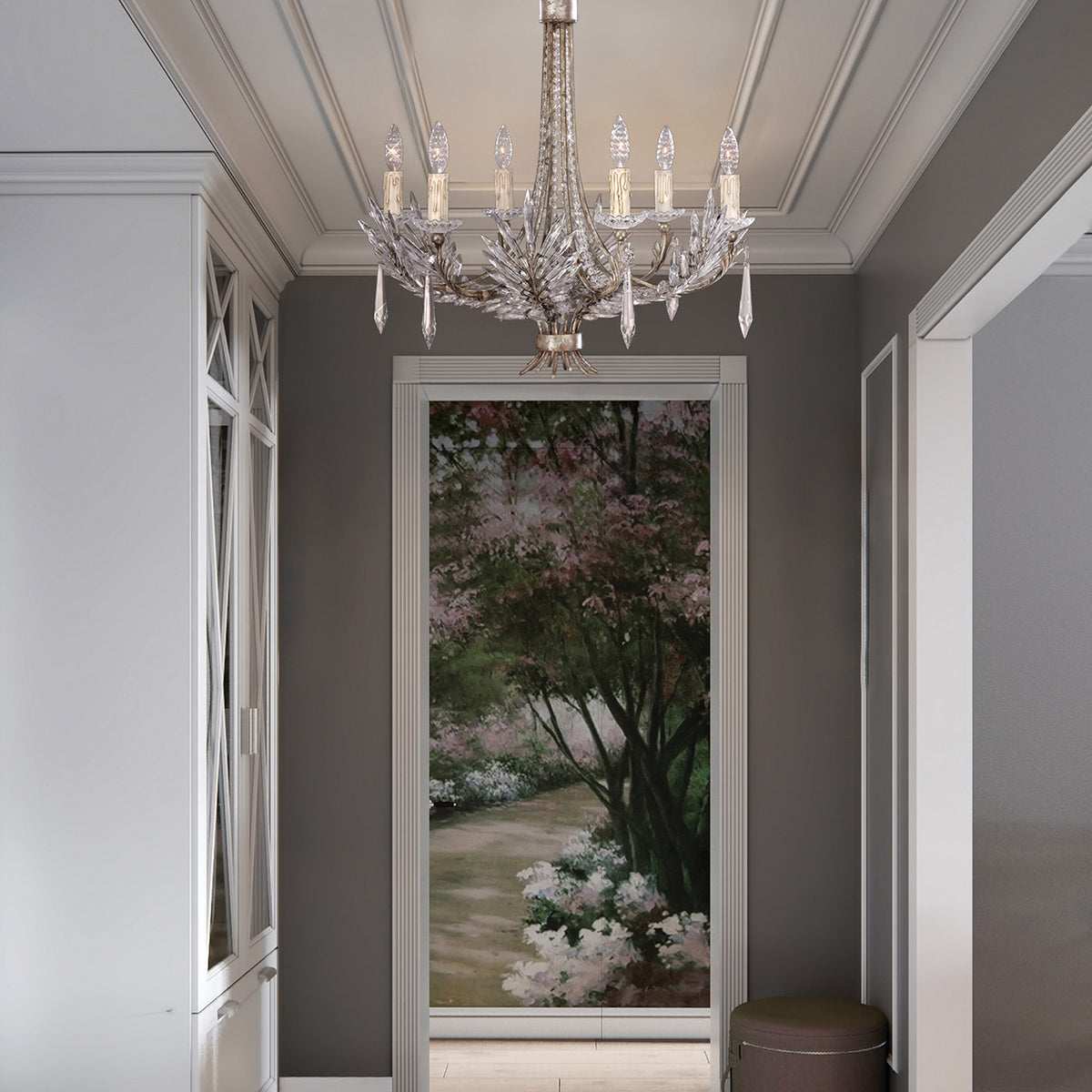 WINTER PALACE 26" W Round Chandelier