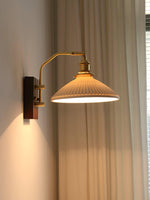 Wood Ceramic Century Sconce