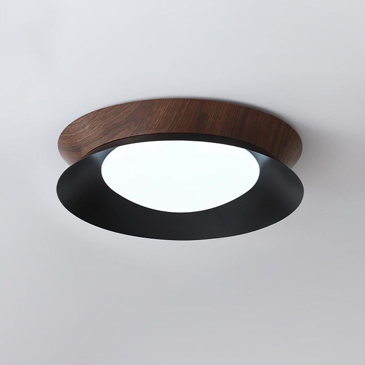 Double Half Round Ceiling Light