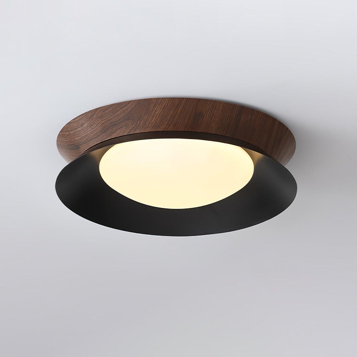 Double Half Round Ceiling Light