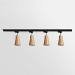 Wood Track Ceiling Lamp
