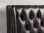 Devereaux Leather Tufted Bed