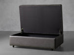 Filmore Leather Storage Ottoman