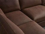 Vernon Leather Two-Piece Sectional