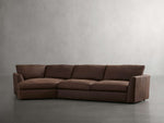 Vernon Leather Two-Piece Cuddle Chaise Sectional