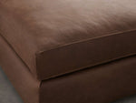 Vernon Leather Ottoman
