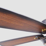 5-blade Farmhouse Style Ceiling Fan with Lights and Remote for Bedroom