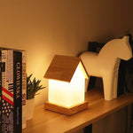 LED Wooden Small House Kids and Baby Lamp