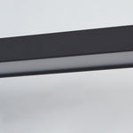 Modern Linear Farmhouse Black Chandelier