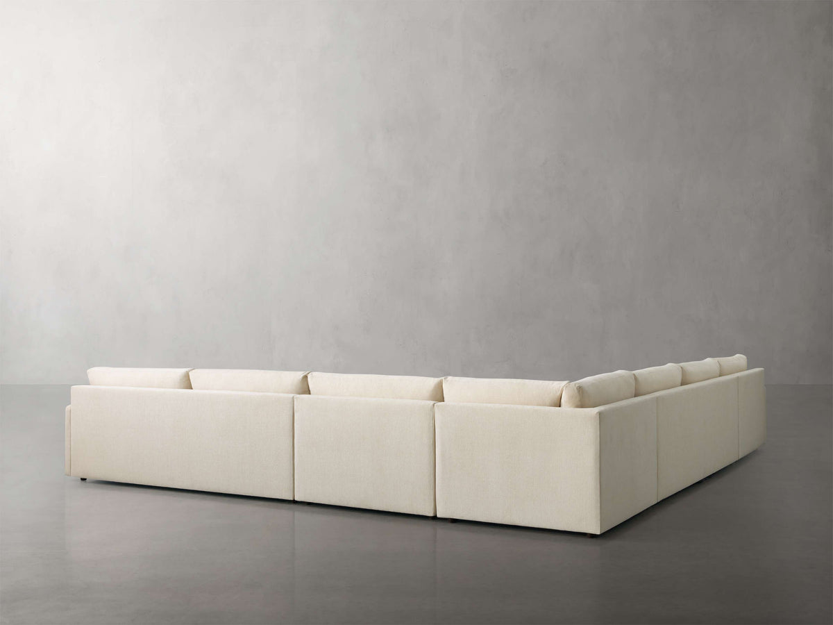 Kipton Five-Piece Chaise Sectional
