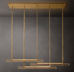 Audubon Crystal Triple Bar Linear Chandelier