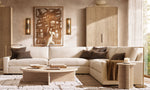Savile Round Linear Sconce