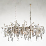 Shiro-Noda 15-Bulb Pale Champagne Chandelier Ceiling Light