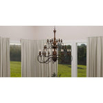 Quoizel Lighting - ABN5024RK - Auburn 2 Tier Chandelier 4 Light Wood