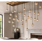 Pearl Rectangular Chandelier 72"